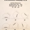 ESCUADRA MAGNETICA 6 ANGULOS 55 LBS ESQ625 - Imagen 3