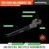 SOPLADOR INALAMBRICO 18v SIN BAT SPR813/18 - Imagen 3